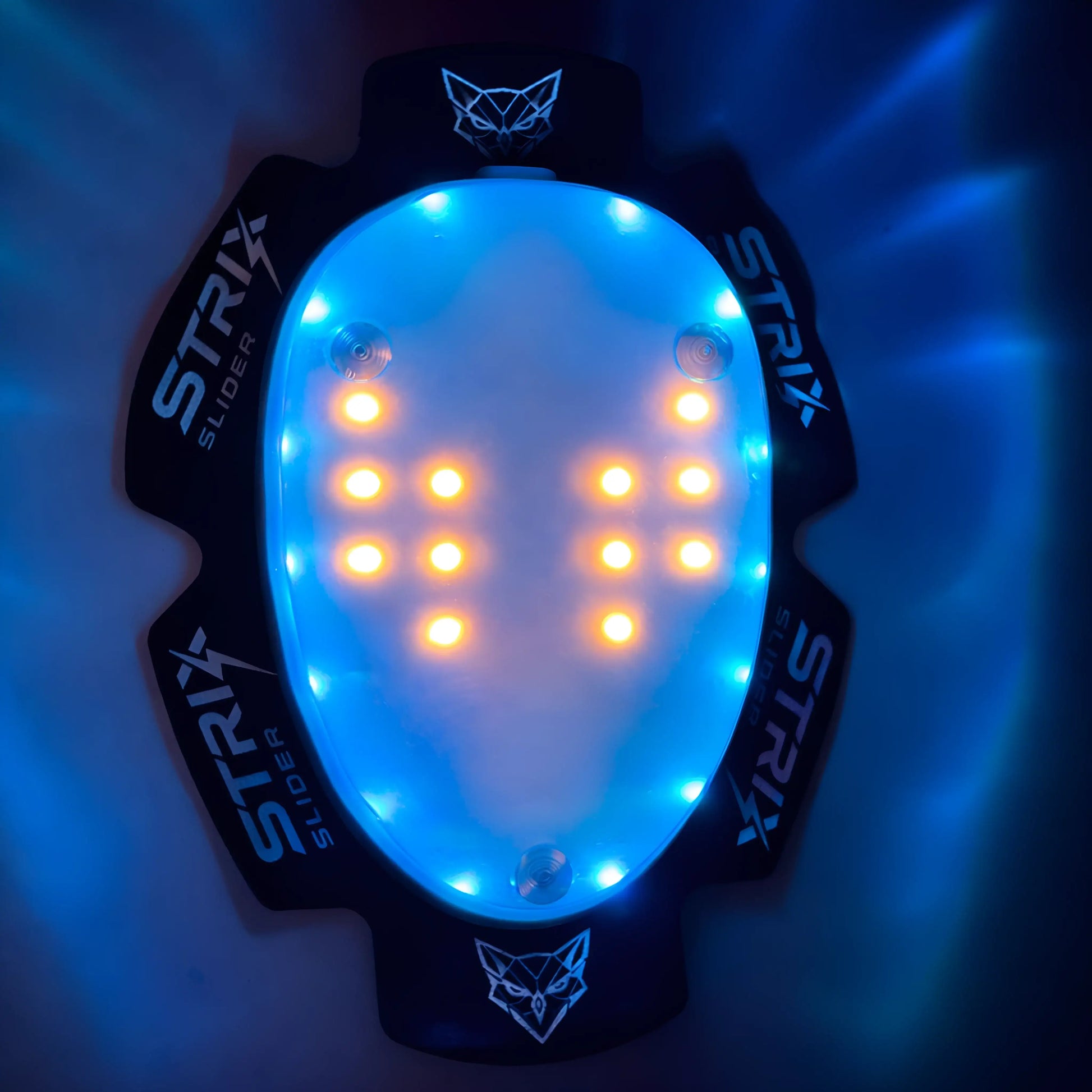 Sliders rodilla LED encendido moto racing Strix