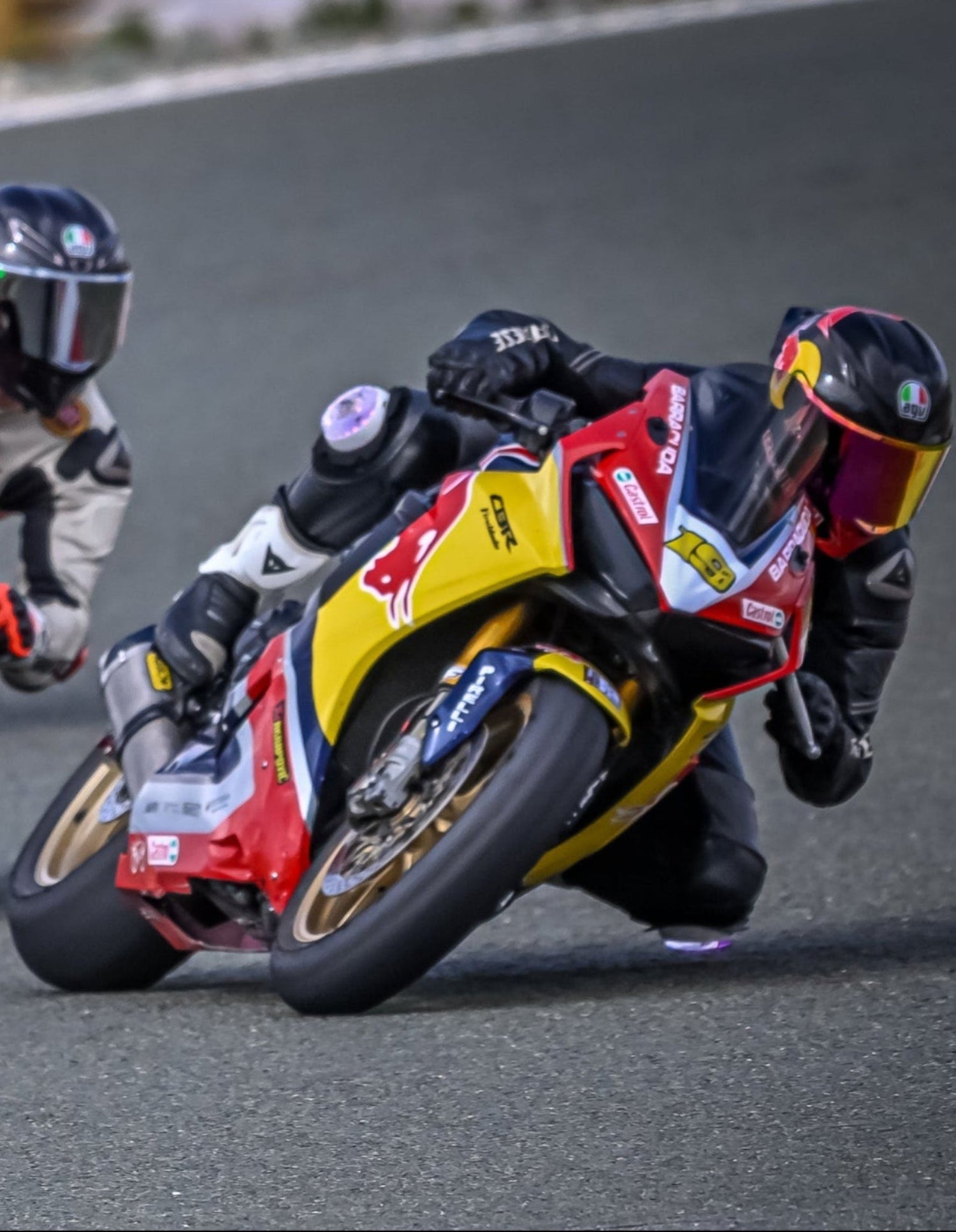 trackday deslizaderas LED circuito racing sistema intercambiable encendido