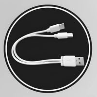 x1 Cable USB C Doble